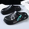 Zuecos de Suela Gruesa para Hombre, Antideslizantes, Antiolor, Calzado Exterior de Verano, Chanclas de Dedo para Playa, Marca de Moda Nuevo Estilo 2025