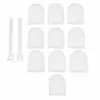 Filtro de algodón desechable para grifo, herramienta de filtración para agua del grifo de la cocina, bolsa de tela filtrante para sarro, malla filtrante de salida