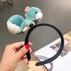Mori Esquilo Fofo Aro para Lavar Cabelo Coração de Menina Pelúcia Desenho Animado Grampo de Cabelo Super Fada Aro de Pressão para Cabelo Acessórios de Cabeça Japoneses e Coreanos