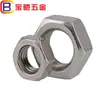 Tuerca de Rosca Fina de Acero Inoxidable 304 Tuerca Hexagonal Fina Tapa de Tornillo de Rosca Fina M3M4M5M6M8M10M12M16