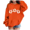 Sudadera con Capucha Creativa de Flores para Niños Amazon Otoño Casual Más Fácil de Combinar Sudadera de Terciopelo