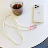Alça de Couro Minimalista Transversal Alça Longa Nova Capa de Celular Cordão Bolsa da Moda Tendência Corrente para Pendurar Mochila