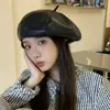 Artículos en Liquidación~ Gorros de Punto Otoño e Invierno, Gorros de Lana, Sombreros de Pescador que Hacen que la Cara Parezca Más Pequeña, Sombreros de Pescador Versátiles Estilo Coreano