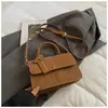 Bolso de Mano Pequeño Moderno y Único para Mujer 2025 Invierno Nueva Moda Bolso Cuadrado Pequeño de Viaje Bolso de Hombro de Alto Valor