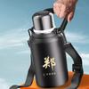 Termo taza con nombre familiar personalizado gratis, acero inoxidable, hervidor de gran capacidad, taza de té para hombres y mujeres, taza de agua para coche, venta al por mayor