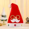 Chapéus Regulares Transfronteiriços do Fabricante Decorações de Chapéu de Natal Chapéus de Pelúcia Curta de Alta Qualidade Chapéus de Papai Noel Chapéus para Crianças e Adultos