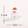 Neve de Natal Transfronteiriça Boneco de Neve Figura Fofa Acessórios de Decoração DIY Micro Paisagem Ornamentos Criativos para Desktop
