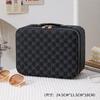 Bolsa Cosmética de Cuero para mujer caja de almacenamiento de gran capacidad estuche cosmético portátil bolsa de almacenamiento de cosméticos de aspecto elegante al por mayor