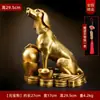 Enfeites de Animais Latão Doze Signos do Zodíaco Latão Puro Cachorro Lobo Tamanho Grande Casa Sala de Estar Decorações Estilo Chinês Atacado