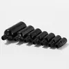 Shun código spot frasco de aceite negro esmerilado de 10 ml frasco cilíndrico de perfume de 30 ml frasco atomizador negro mate de 100 ml