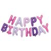 Paquete de globos de feliz cumpleaños Colgando letras de feliz cumpleaños Guardería Diseño de fiesta de cumpleaños para bebé