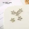 Joyería para Uñas de Estrella de Cinco Puntas Transfronteriza DIY Recorte Diamante Estelar Estéreo para Uñas Aleación Estrella Material para Uñas Portátil Venta al Por Mayor
