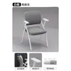 Silla de Entrenamiento con Mesa, Combinación de Silla y Mesa Blanca para Sala de Conferencias, Silla de Conferencias Plegable Reclinable con Mesa para Escribir