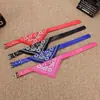 Collar PU para perro con estampado de triángulo, collar de toalla, suministros para mascotas, collar para gato, bufanda para perro, toalla para babas, fábrica, disponible en stock