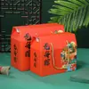 Bolsa Personalizada Nova para Zongzi de Barco-Dragão Caixa de Presente Tendência Nacional Embalagem de Presente para o Festival do Barco-Dragão Caixa Vazia Caixa de Embalagem para Zongzi Atacado