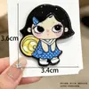 Accesorios de horquilla de acrílico de dibujos animados Yuy Xiaoyu, accesorios para chica ins Xiaoman, materiales para accesorios de pelo de funda de teléfono DIY