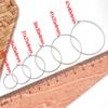 1 Pendiente Colgante Colgante Círculo de Nueve Caracteres Chapado en Oro y Plata al Vacío de Acero Inoxidable Accesorios de Joyería DIY