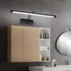Luminária de parede para espelho de pintura artística LED de 16 polegadas, giratória 300 graus para cima e para baixo, espelho de banheiro iluminado e regulável para uso na cozinha
