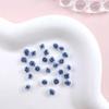 Joias de unha rosa cinza azul florescendo resina vintage flor de camélia tridimensional acessórios de diamante para unha