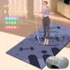 Esterilla antideslizante moderna y sencilla para saltar la cuerda, ideal para el hogar, la sala de estar, el yoga, el baño y la puerta, insonorizada y deportiva.
