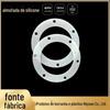 Junta de silicone de alta elasticidade com amortecimento, junta de flange resistente a altas temperaturas, junta de silicone transparente branca para tubo de válvula