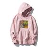 Sudadera con Capucha Unisex de Talla Grande Holgada con Estampado de Dibujos Animados Transfronteriza Nueva al Por Mayor de Alta Gama