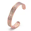 Pulsera Magnética Retro Best-Seller Transfronteriza Árbol de la Vida Cobre Rojo Antiguo Energía de Iones Negativos Pulsera de Cobre Rojo para Hombres