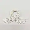 En Stock Cordones para Etiquetas Universales Blancos y Negros con Forma de Bala, Cordones de Alta Gama para Etiquetas de Ropa, Cordones Desechables para Etiquetas, Hechos a Medida