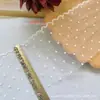 Material de adorno de encaje, tela de malla con lunares flockeados, adorno de encaje festoneado, material de decoración para falda de ropa