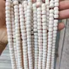 Cuentas de Cristal Dundun de Color Natural 8x6mm Multicolor Jade Imitación Nieve Pulsera DIY Collar Joyería con Cuentas que No se Desvanecen