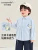 Camiseta Panda Kaka Infantil Roupas de Outono para Meninos Tops Casuais para Meninas Camisetas de Bebê Roupas de Primavera e Outono para Bebês