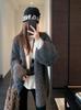 CJ1112 Parte superior do corpo "Paper Man" Lazy Fashionable Loose Slim Knitted Cardigan Suéter feminino Outono e inverno Novo