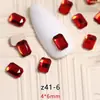 Strass Vermelho Plano para Nail Art no Atacado, Mini Strass Vermelho Olho de Cavalo Gota d'Água Plano com Formatos Irregulares, Decorações de Strass para Unhas de Estilos Mistos