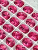Rhinestones para arte de uñas 10X14 forma de huevo de paloma, con parte trasera puntiaguda, rhinestones de cristal K9 corte de circón brillante, accesorios para uñas forma ovalada al por mayor