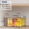 Caja de almacenamiento transparente de plástico de gran capacidad, súper grande, para ropa, colcha, juguetes, caja especial para el hogar.