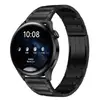 Adecuado para banda de reloj Huawei GT2/3/4/GT5 Samsung watch banda de reloj acero inoxidable guillotina tres bandas de acero 22MM