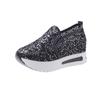 Zapatos Casuales Transpirables de Malla para Mujer, Nuevo Estilo Primavera/Verano 2026, Tacón de Cuña, Suela Gruesa, Aumentan la Altura, En Stock, Zapatos Casuales para Mujer