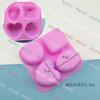 Molde de Silicone Quadrado para Sabonete Artesanal Molde Quadrado para Sabonete de Óleo Essencial Molde para Bolo DIY Sabão Sabão Molde Resistente a Altas Temperaturas Abrasivos