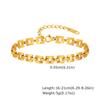 Moda Joyería para Damas Pulsera de Acero Inoxidable para Reloj Pulsera Dorada para Mujer Arroyo Dorado BR-1894