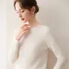 Novedades Otoño/Invierno 2026 Opciones Multicolor~Suéter de Cachemir para Mujer de Cuello Medio Capa Base de Punto Novedades Otoño/Invierno