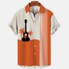 Transfronterizo AliExpress 3D moda verano casual estación independiente venta caliente estampado camisa hawaiana para hombre vacaciones junto al mar