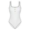 2025 Nuevo Traje de Baño Entero Triangular para Mujer Cubre Vientre Adelgazante Vacaciones de Playa Aguas Termales Traje de Baño para Mujer [una generación de cabello]]