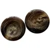 Botones de Cuerno de Resina Mate de Gama Alta con Efecto Degradado, Botones Redondos de Cuatro Agujeros para Traje y Abrigo para Ropa de Otoño e Invierno, Venta al por Mayor de Fábrica