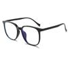 TR marco generoso ultraligero marco negro sin gafas de maquillaje marco para gafas hombres perezosos moda retro mujeres antiguas tempranas luz azul anti-cara redonda con miopía
