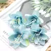 Flor Artificial Flor de Muguete Pequeña Cabeza de Flor Hecha a Mano DIY Muebles Sala de Estar Decoración Arreglo Boda Flor Pared Fondo Venta al Por Mayor
