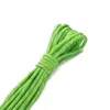 Atacado em Estoque 5mm Não Desbota Poliéster Fio Central Feito à Mão DIY Tecelagem Corda Redonda Corda de Pular Colorida Paracord para Exterior
