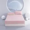 Lençol de Elástico Camada de Ar para Sono Profundo Leite Fleece Protetor de Colchão Simmons Espessado Lençol Antiderrapante Cobertor de Cama Flanela Atacado