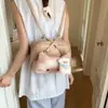 Lindo y Bien Portado Gatito Pan Mochila de Leche Bolsa de Dibujos Animados Bolsa de Dolor Bolso Tote Bolsa Creativa Bolso Cruzado para Mujer