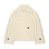 Aliexpress Más Vendido Comercio Exterior Otoño Nuevo Estilo Europeo y Americano Moda Femenina Casual Holgado Versátil Color Sólido Gabardina Corta