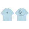 Camiseta Informal de Marca Trendy de Manga Corta con Piedras Transfronterizas para Parejas Versátil Estilo Retro Americano Corte Holgado Unisex de Media Manga